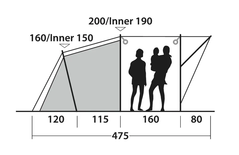 Outwell Oakwood 5 Tent - 2022 Model-4